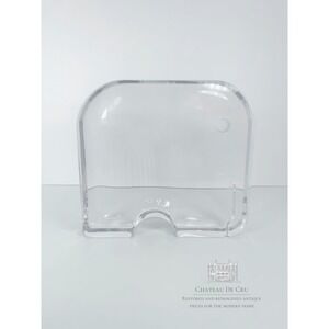 Denji Takeychi Zoo Sasaki MCM Crystal Glass Elephant Figure Bookend, Paperweight